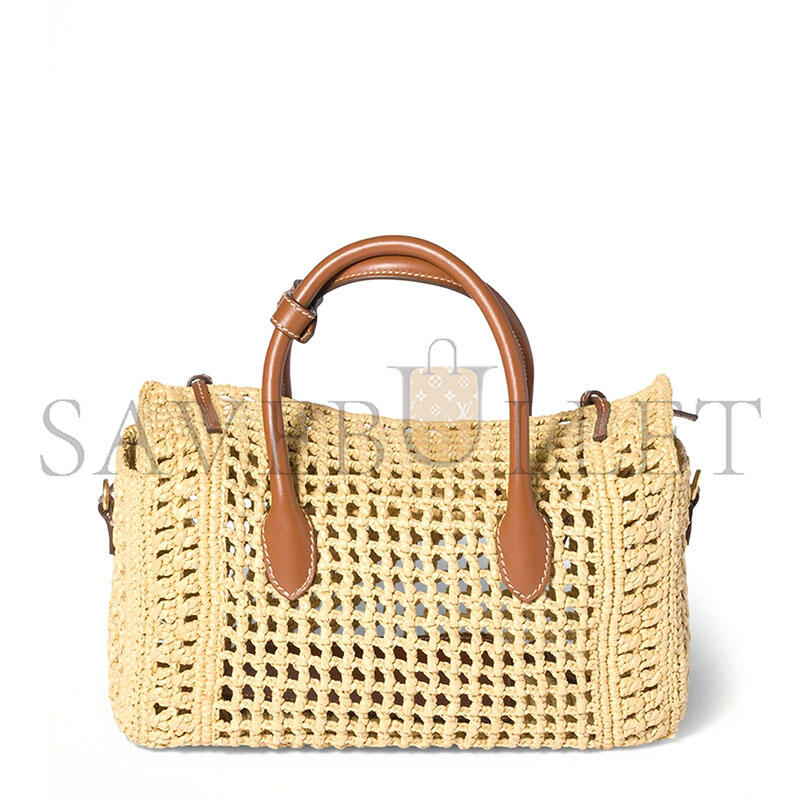MIU MIU RAFFIA TOP-HANDLE BAG 5BA316 (25.5*14*9.5cm)